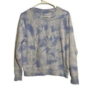 Athleta Sundown Tie Dye Light Purple Pullover Sweatshirt Women's S